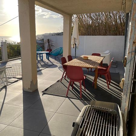 Superbe Terrasse Avec Vue Panoramique Sur La Mer Marseille Eksteriør bilde
